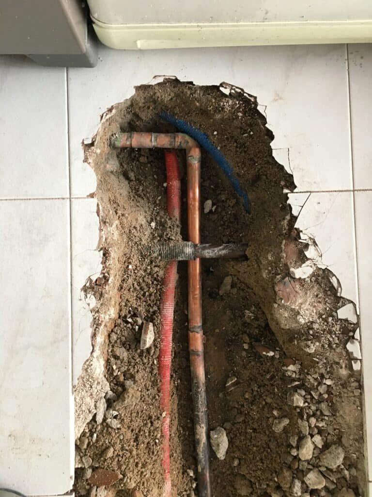 Trabajo de fontanería en Valencia